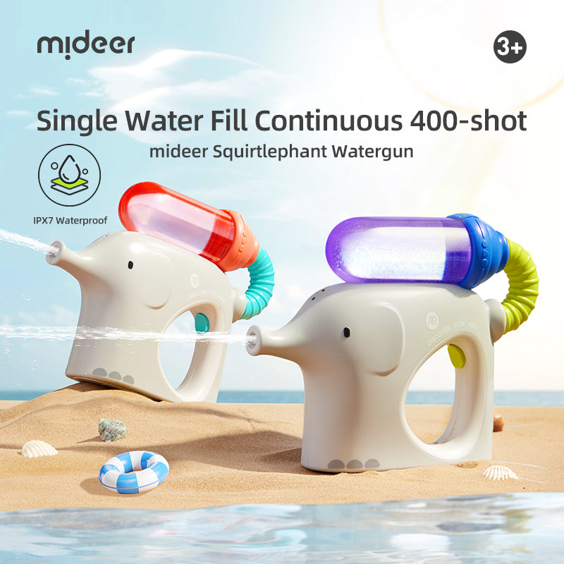 Mideer - Squirt Olifant waterpistool - Candy Red