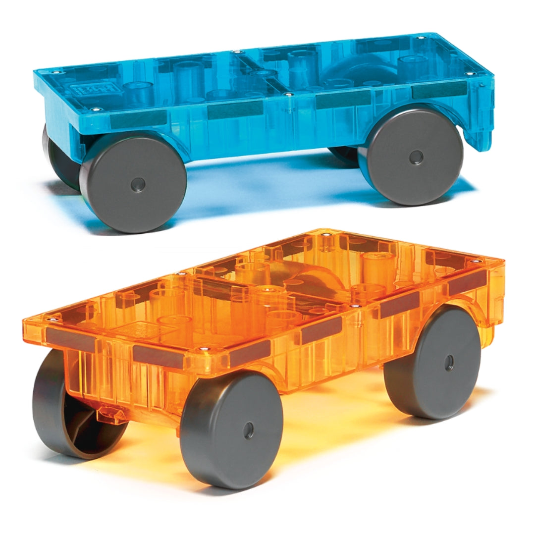 MAGNA-TILES Cars 2 stuks uitbreidingsset (NIEUWE KLEUR)