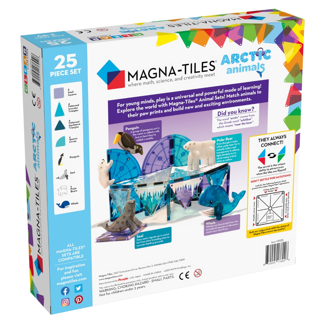 MAGNA-TILES® Arctic Animals 25 Piece Set