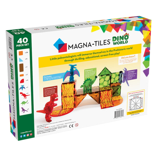 MAGNA-TILES® Dino World 40 piece