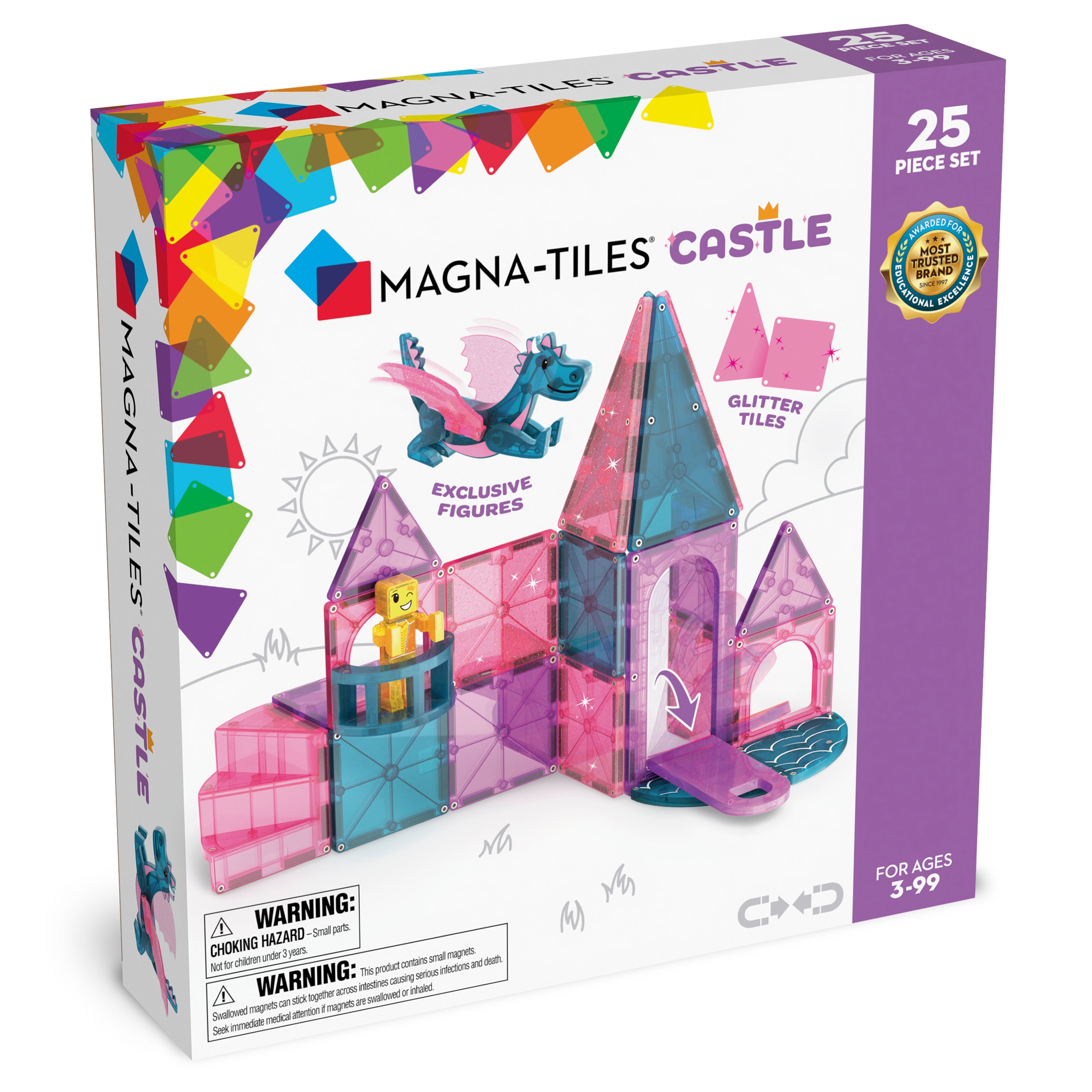 MAGNA-TILES® Castle 25 Piece Set