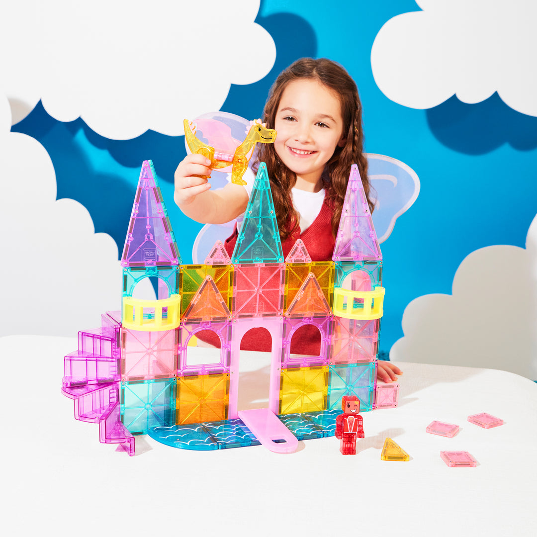 MAGNA-TILES® Castle DLX 48 Piece Set