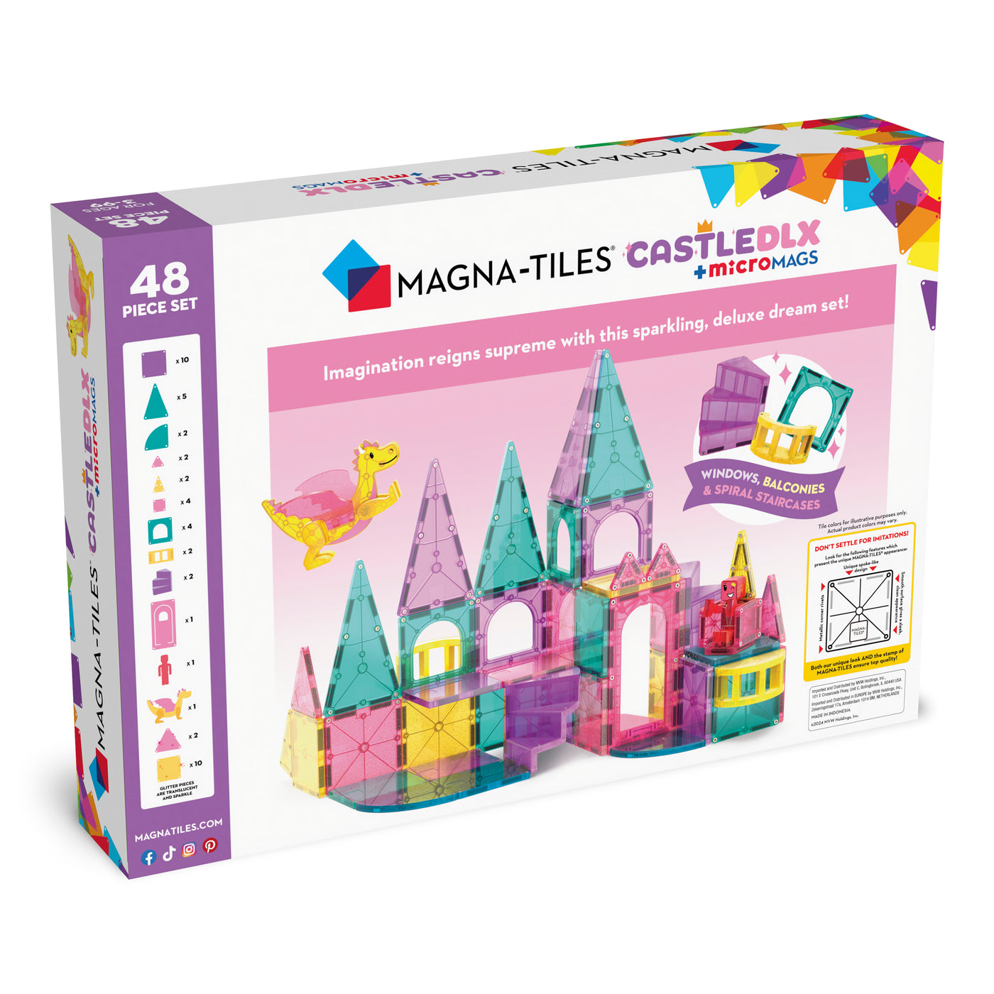 MAGNA-TILES® Castle 25 Piece Set