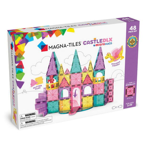 MAGNA-TILES® Castle DLX 48 Piece Set