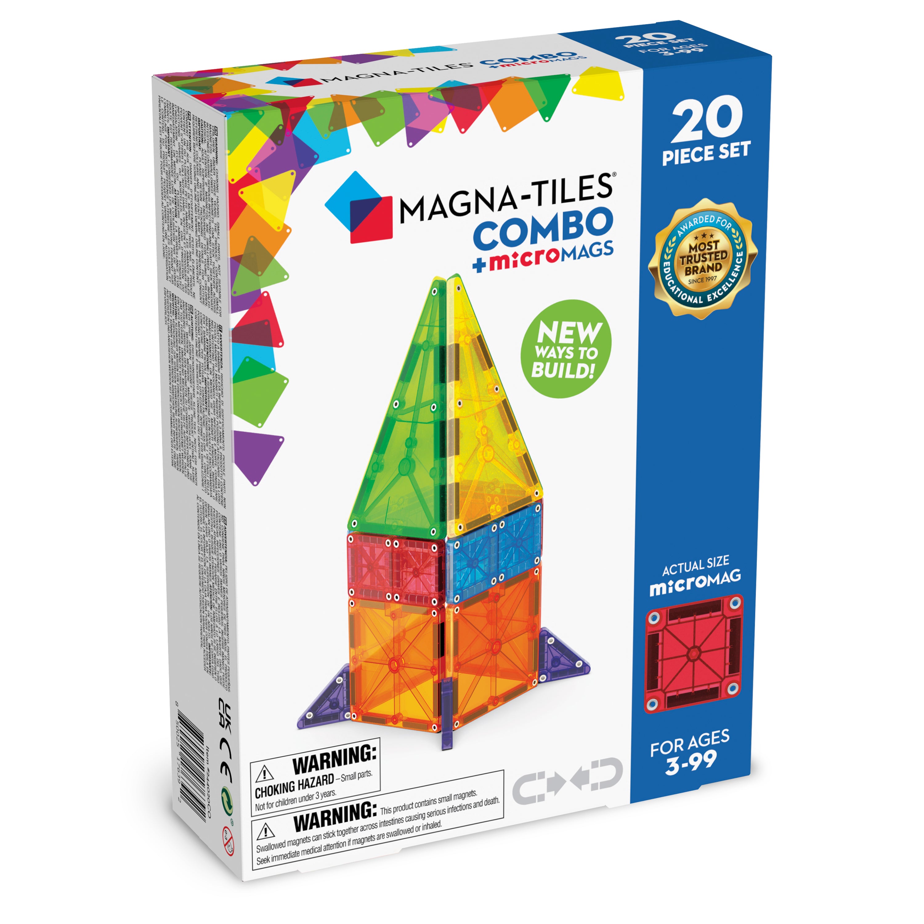 MAGNA-TILES® Combo 20 Piece Set