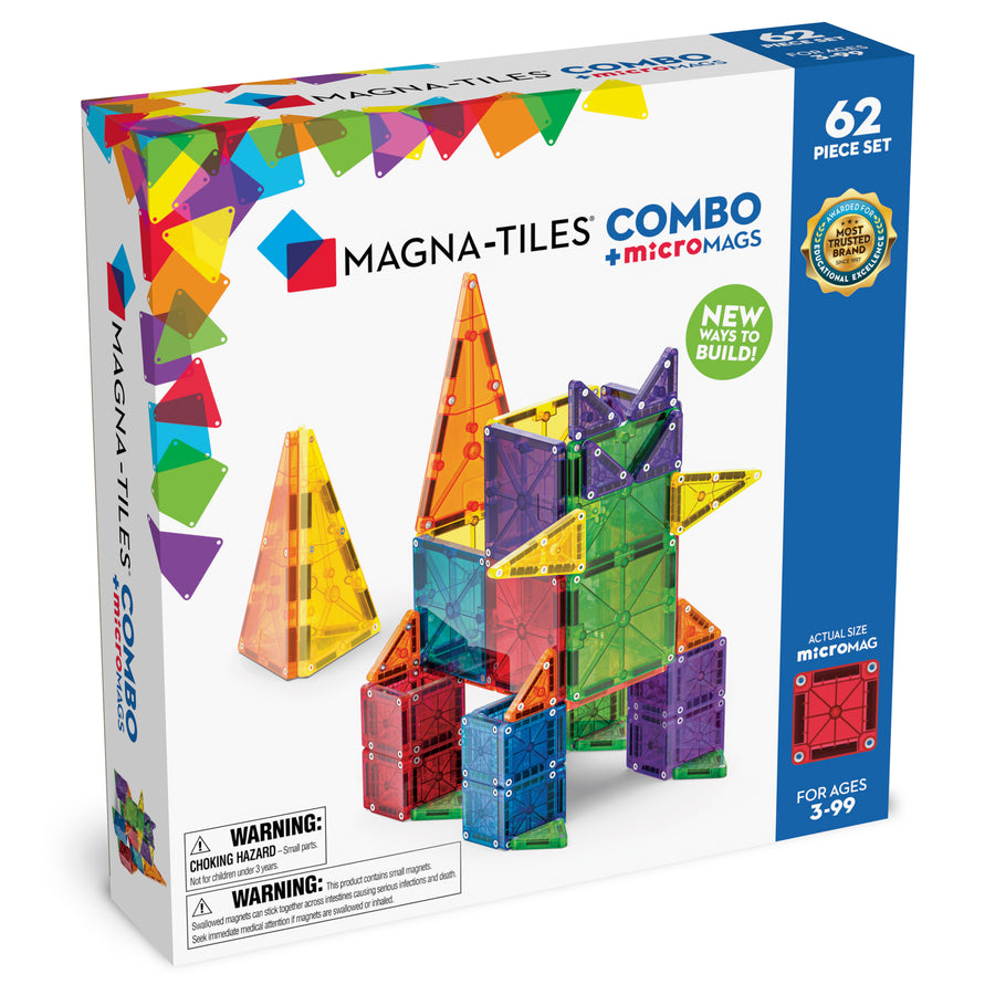 MAGNA-TILES® Combo 62 Piece Set