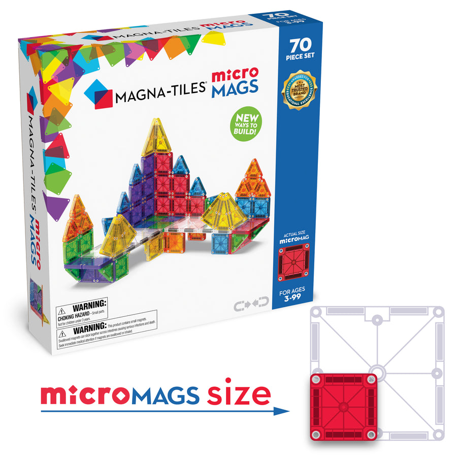 MAGNA-TILES® Micro Mags 70 piece