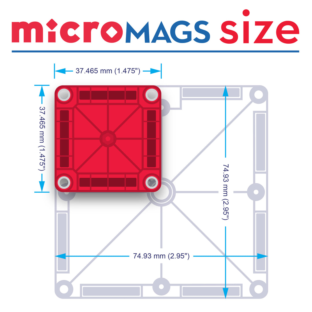 MAGNA-TILES® Micro Mags 70 Piece Set