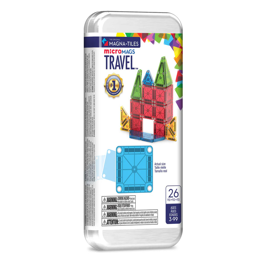 MAGNA-TILES® Micro Mags Travel Set 26 Piece Set