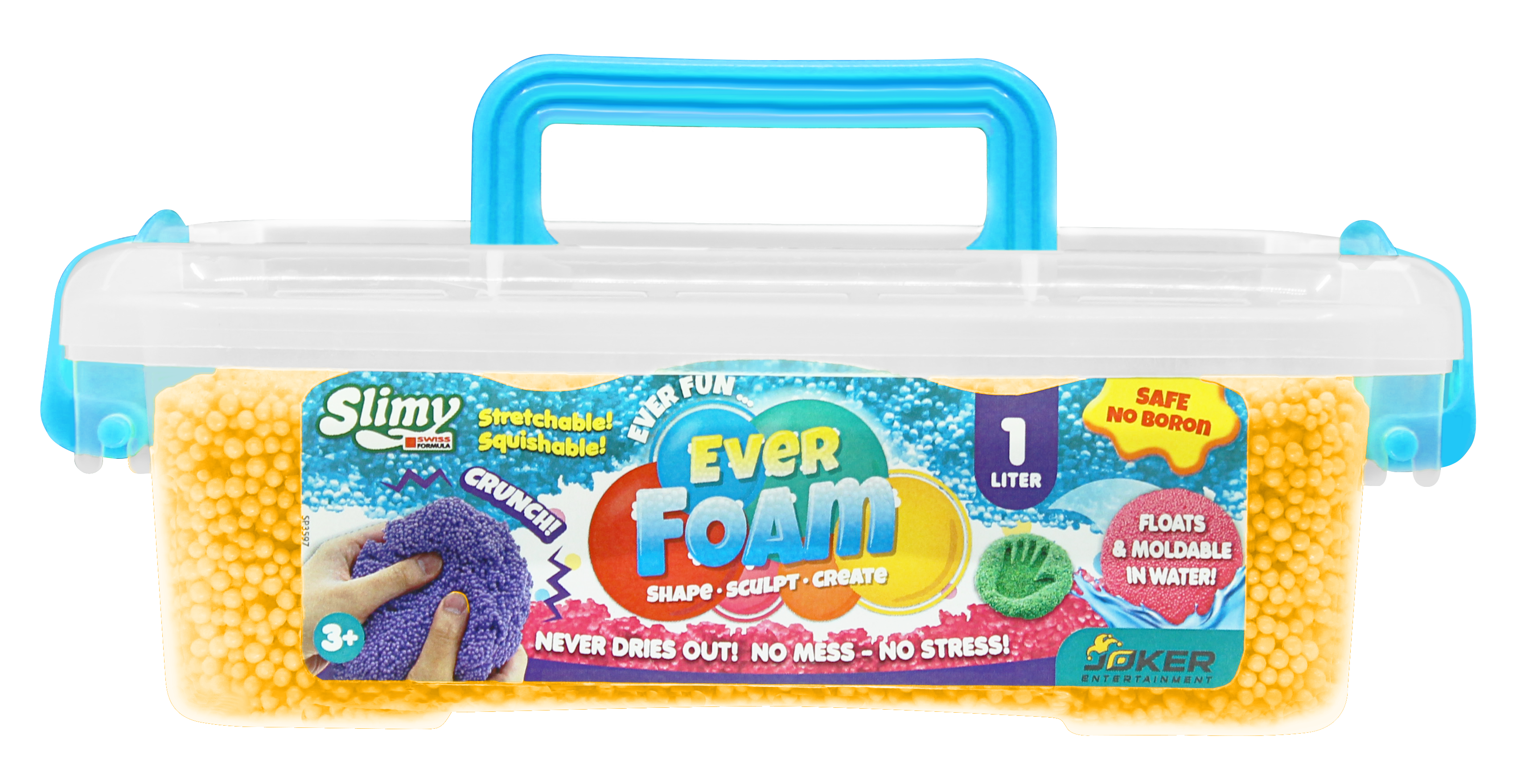 Slimy 3800 - Slimy Ever Foam - 1L in praktische opbergdoos