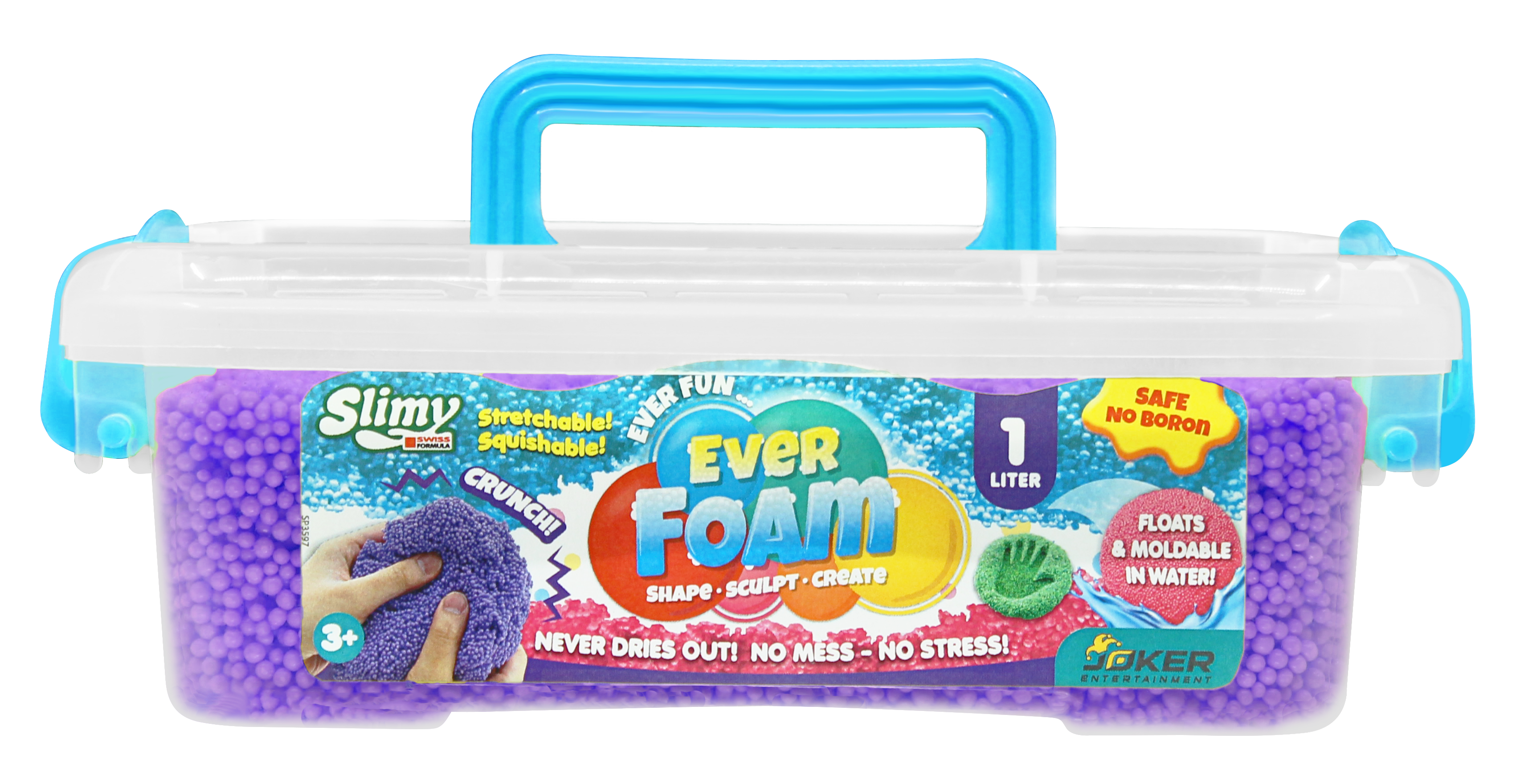 Slimy 3800 - Slimy Ever Foam - 1L in praktische opbergdoos