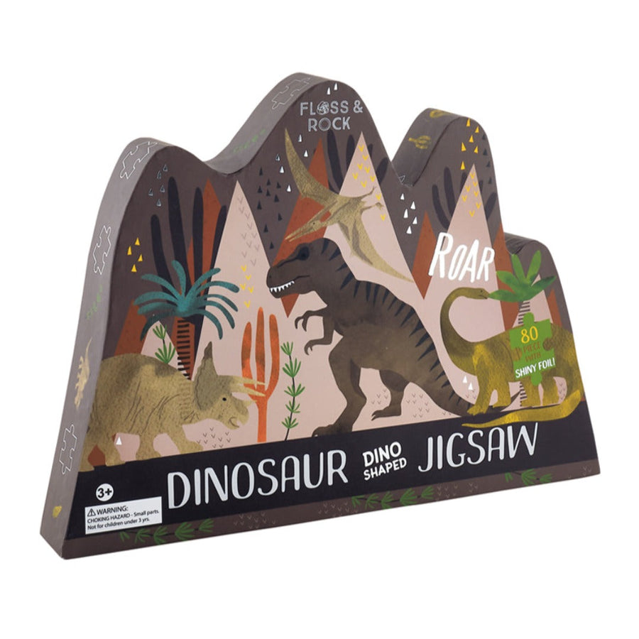 38P3437 - Floss&Rock - Dino 80 stuks Jigsaw puzzle