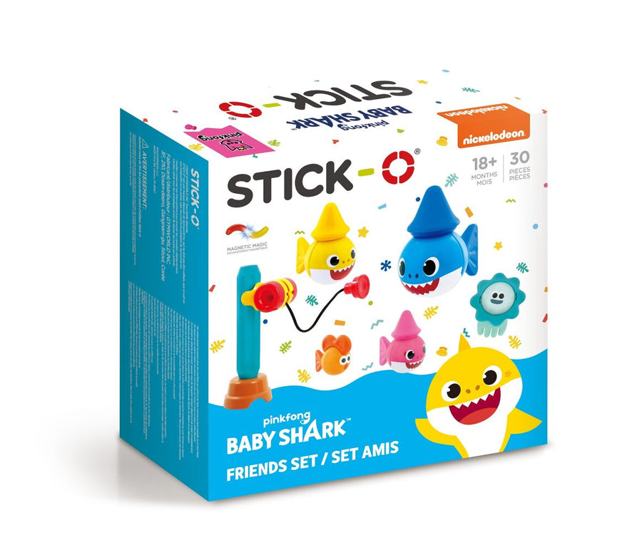 Stick-O - Baby Shark Friends Set - 30 stuks