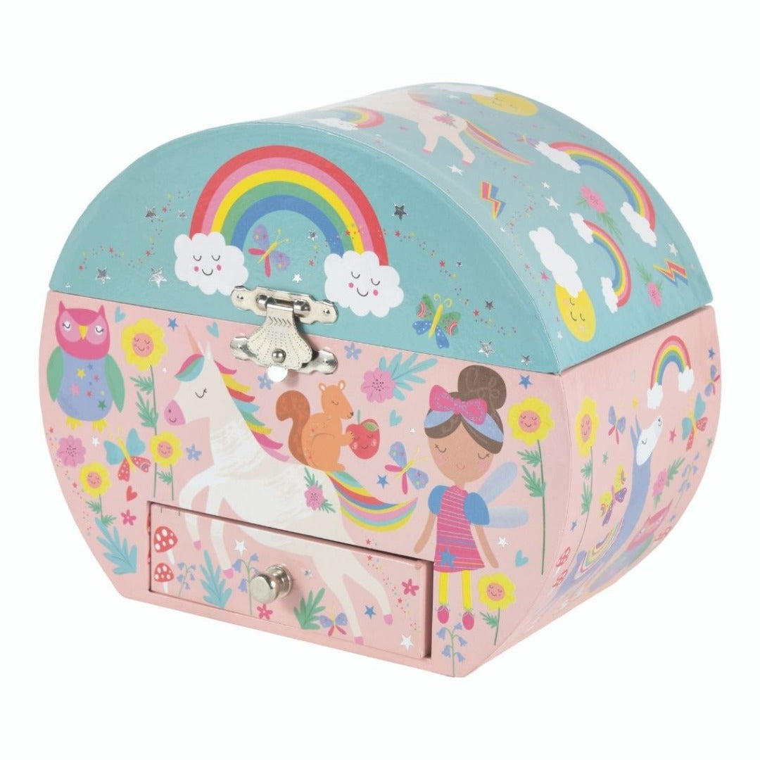 43P6388 - Floss&Rock - Rainbow Fairy - ovale juwelendoosje