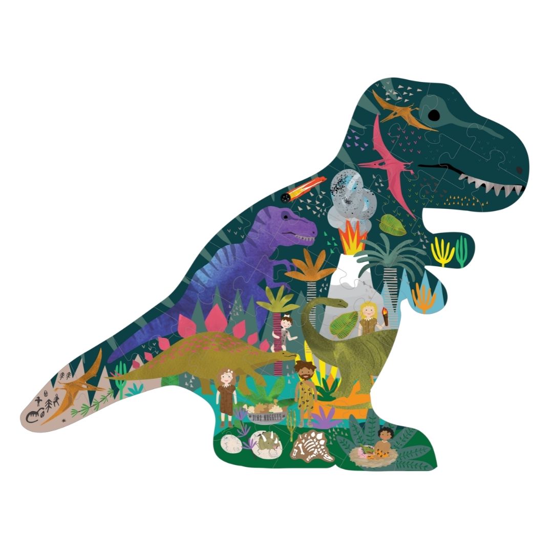 45P6461 - Floss&Rock - Dino 40 stuks - Jigsaw puzzle