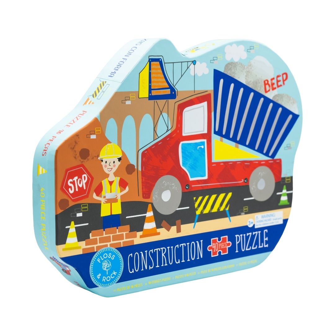 45P6462 - Floss&Rock Construction 40 stuks Jigsaw Puzzle