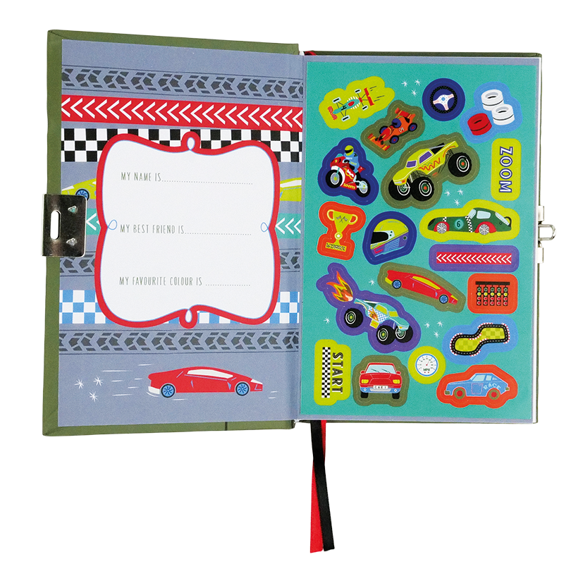 50P6172 Floss&Rock Secret diary cars
