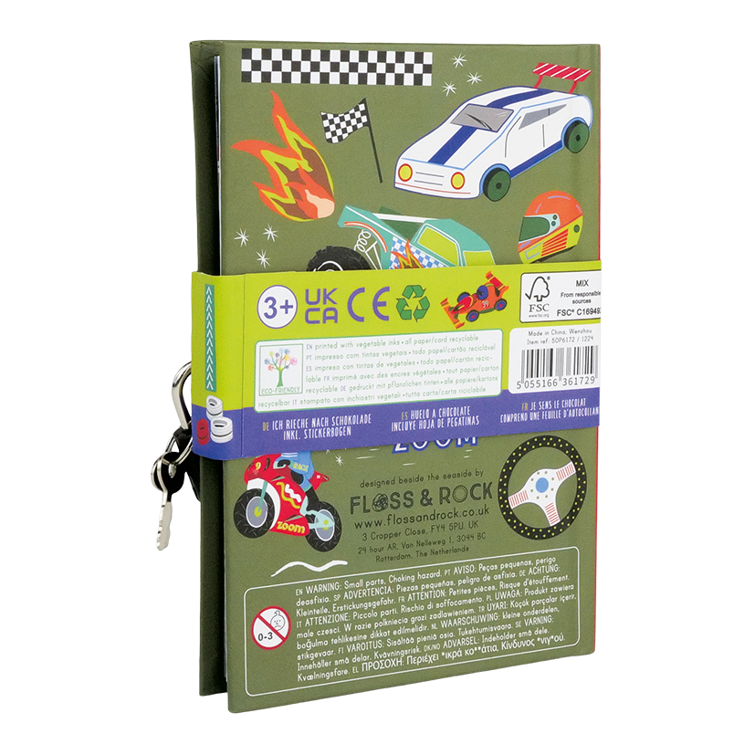 50P6172 Floss&Rock Secret diary cars