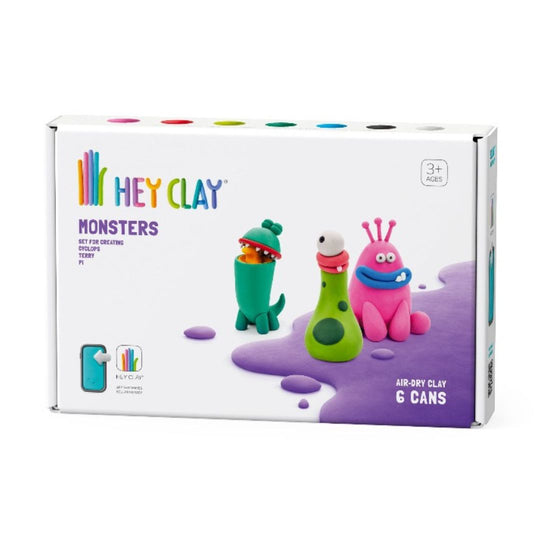 60035 HeyClay - Monsters Cyclops, Terry, Pi - 6 cans