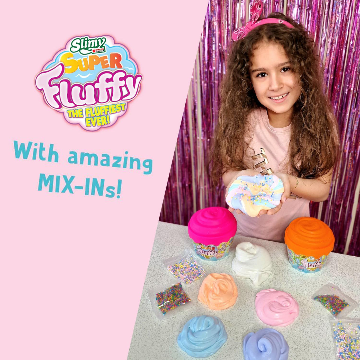 Slimy - 33447 CupCake - Fluffy slijm met strooisels