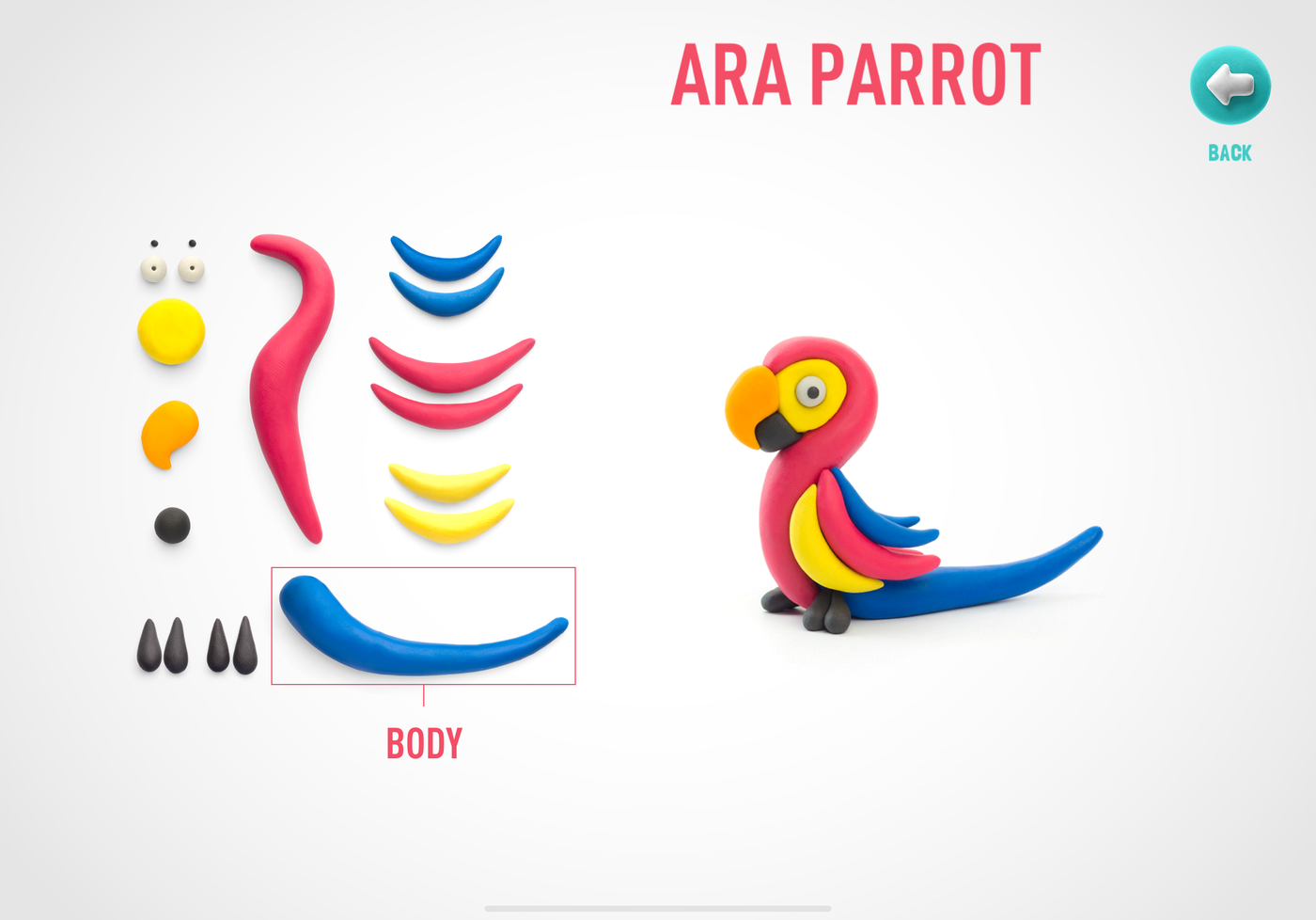 30054 HeyClay - Ara Parrot - 3 cans