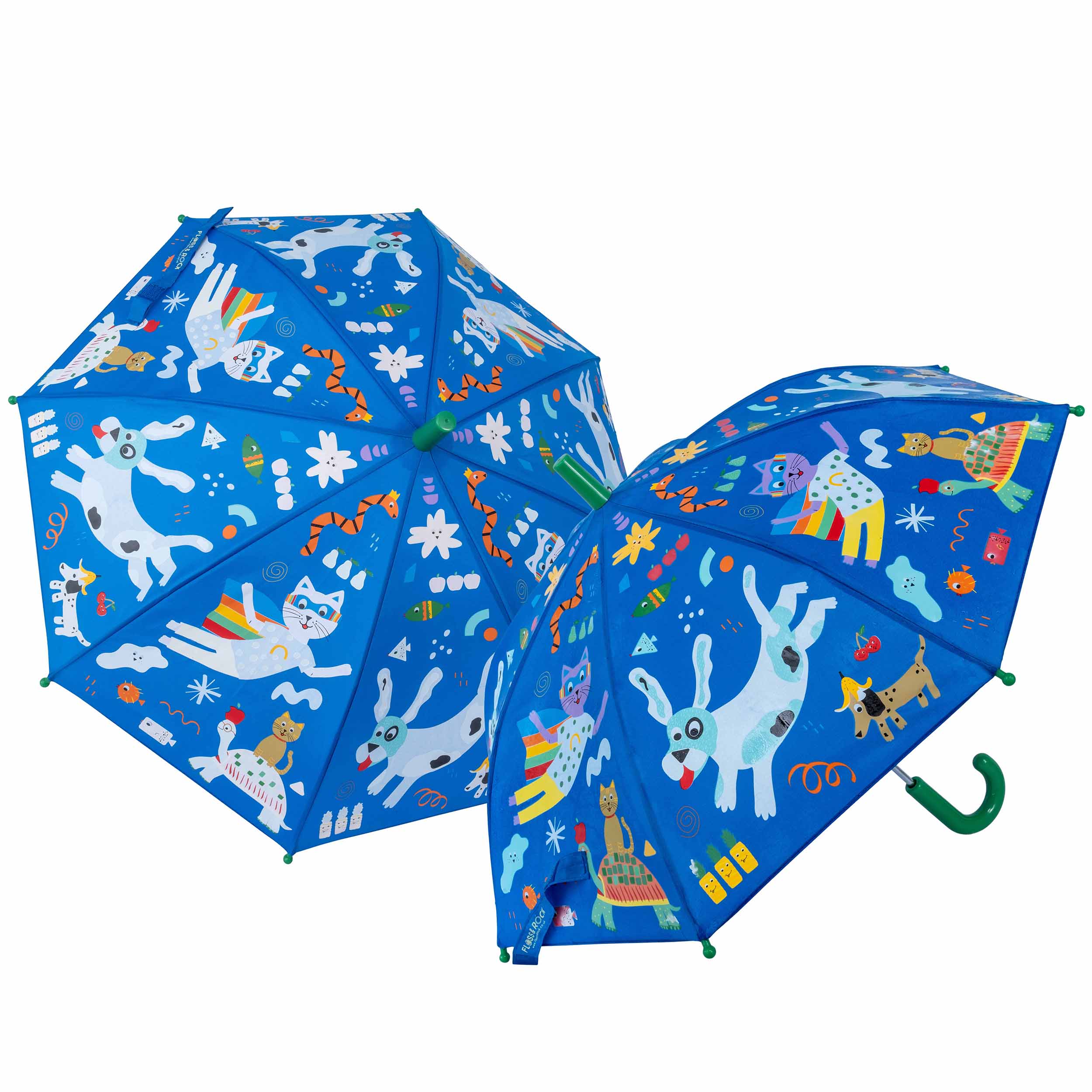 cute blue umbrella
