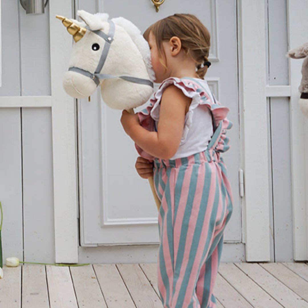 H14053 Jabadabado - Stokpaardje unicorn