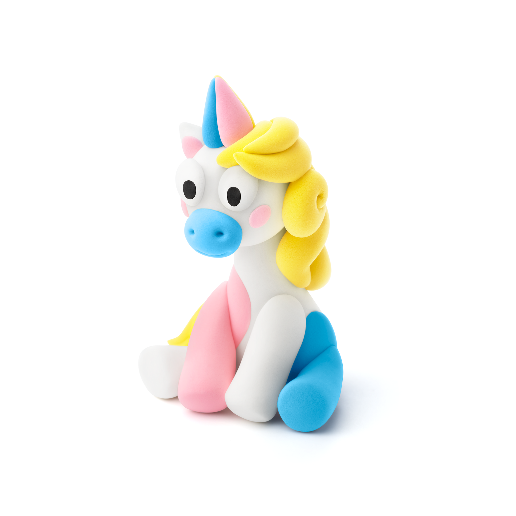 Hey Clay - Rainbow Unicorn - Lighty 3 cans