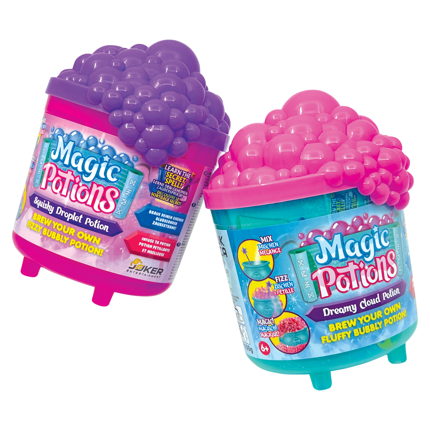 Slimy - Magische Potion - Squishy Droplet met glitters en kralen