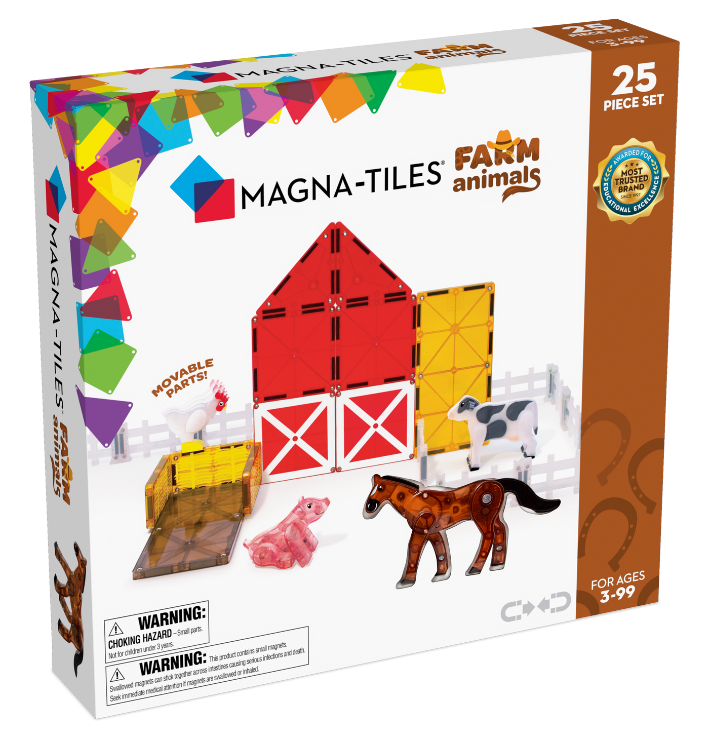 MAGNA-TILES® Farm Animals 25 piece