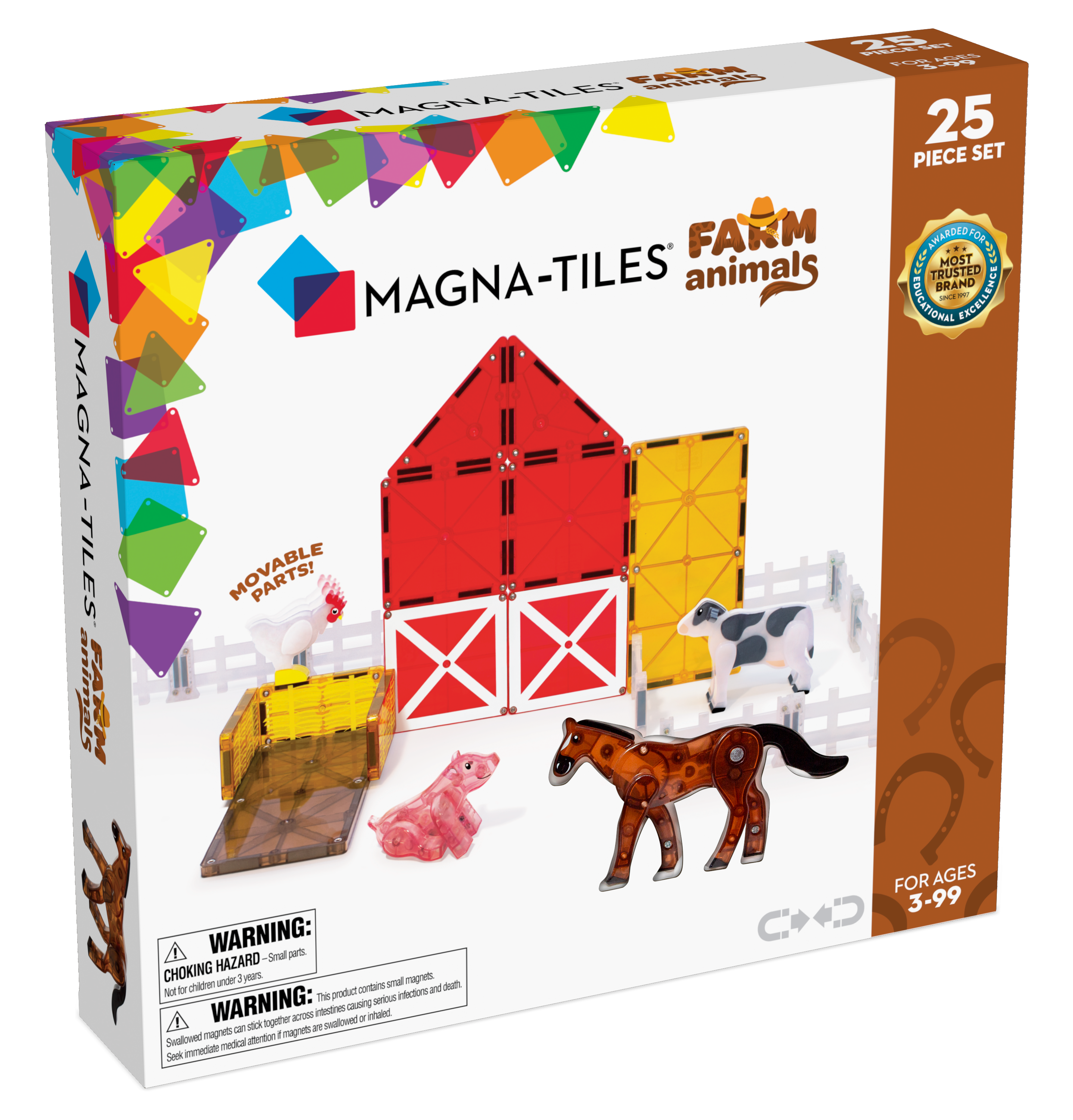 MAGNA-TILES® Farm Animals 25 piece