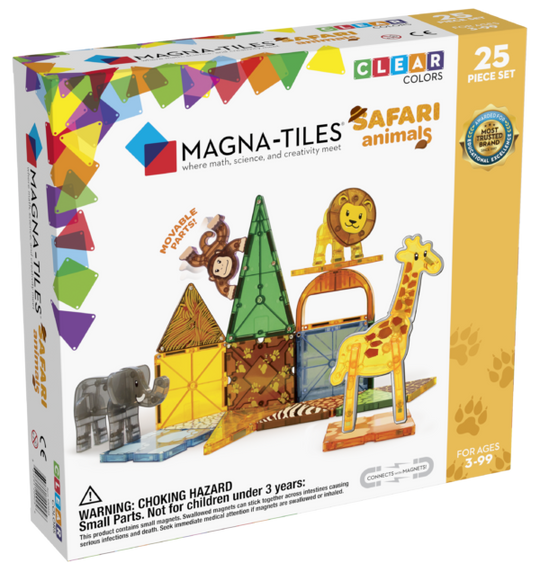 MAGNA-TILES® Safari Animals 25 Piece Set