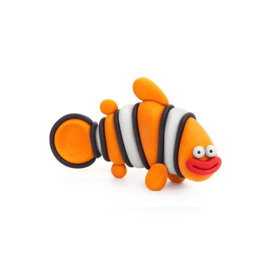 60028 HeyClay - Ocean: Clownfish, Discus Fish, Eel - 6 cans