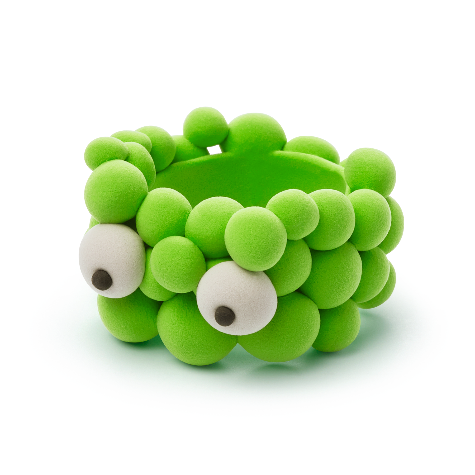 alien green bubbly ring