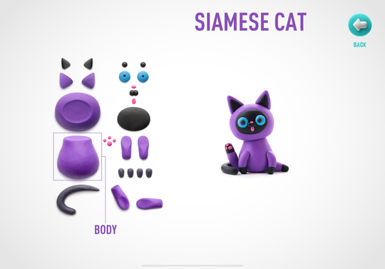 30112 HeyClay - Fluffy Pets - Siamese kat