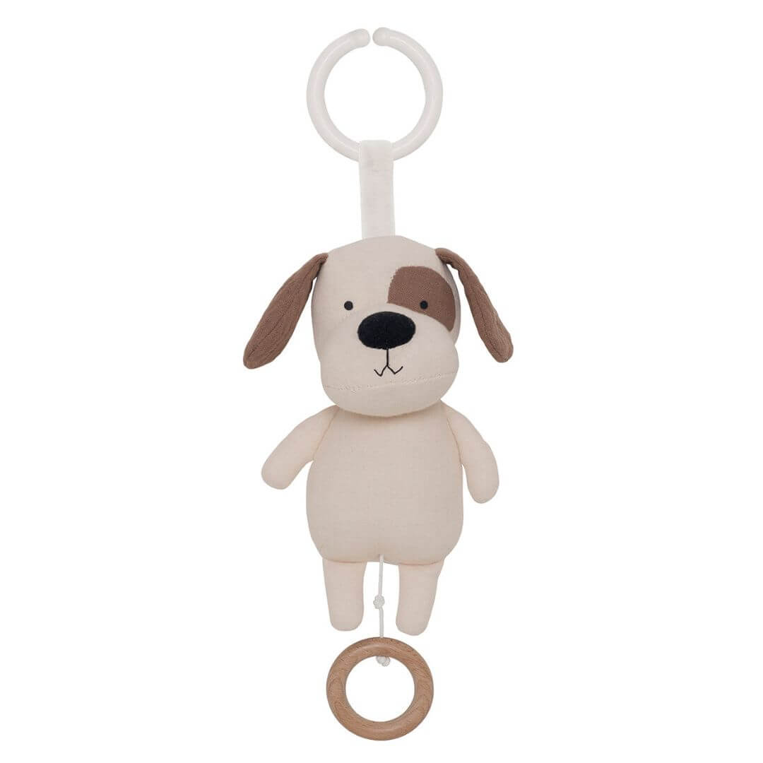 N0177 Jabadabado - Muziek knuffel puppy