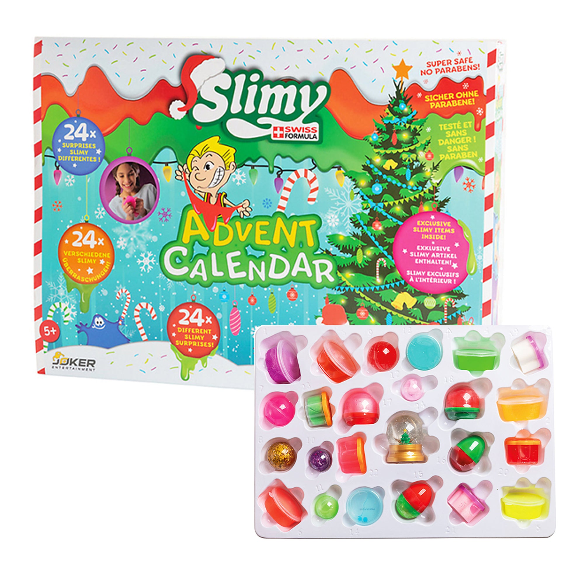 Slimy - 32050 - Advent Calendar - 24 Slimy verrassingen