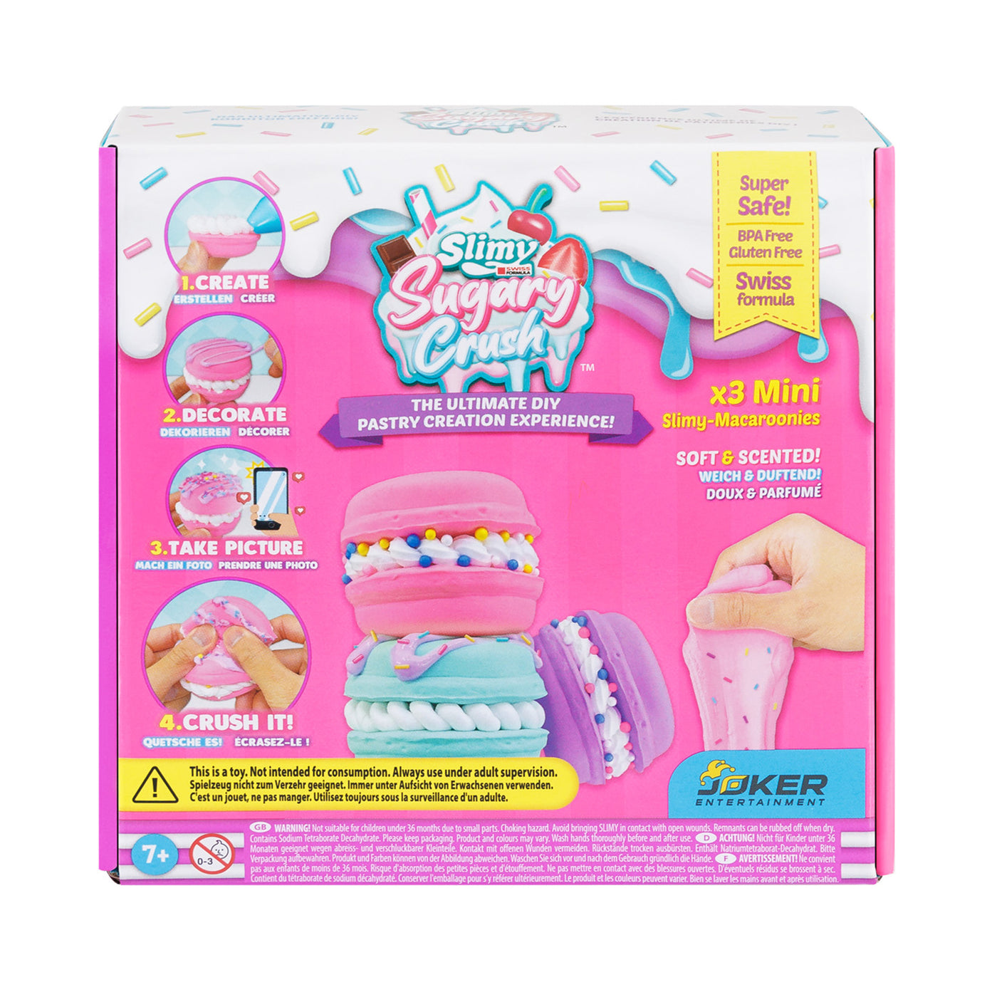 Slimy 36135 - Sugary Crush-it - Mini-Macaron