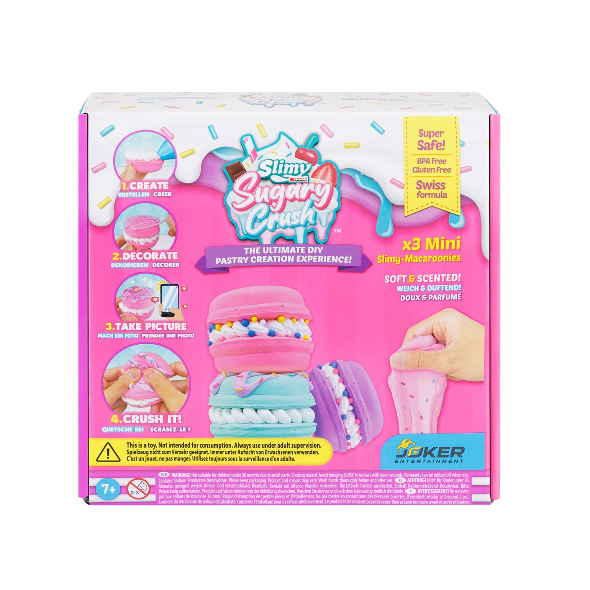 Slimy 36135 - Sugary Crush-it - Mini-Macaron